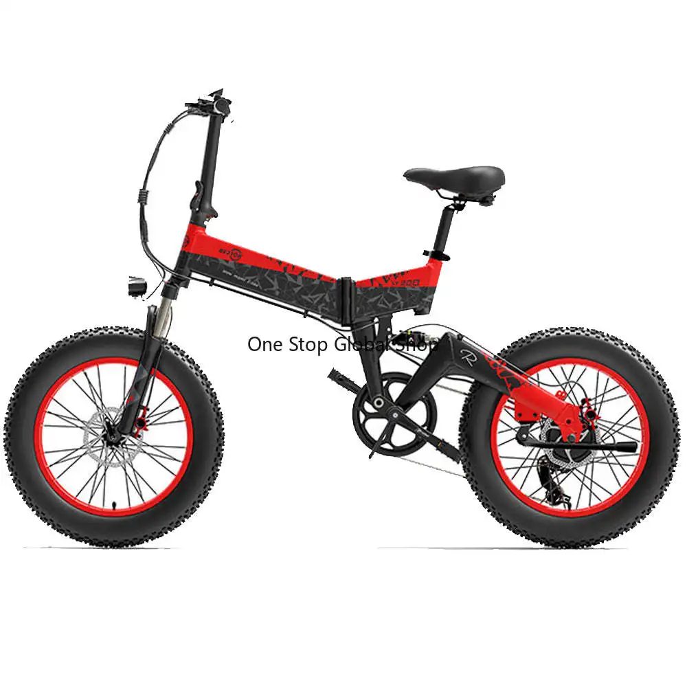 XF200 Mountain Folding Bike 48V 1000W 50km Range 7-Speed Gears 20x4.0" Wheels Alloy 4-5h