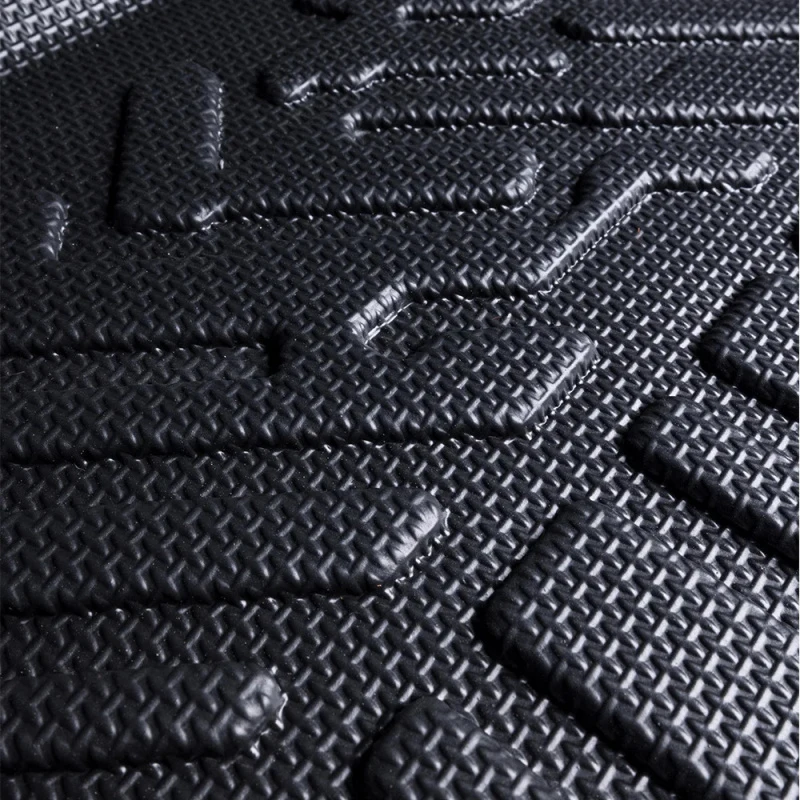 High Quality  Luxury Design 5D TPE Car Floor Liner All Weather Non-Slip Waterproof Easy Clean Durable Plaid Pattern