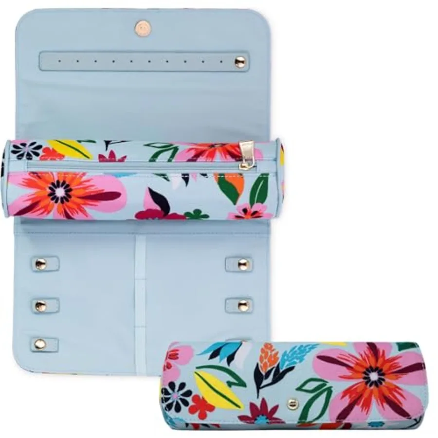 

Travel Jewelry Case Organizer Fabric Jewelry Box for Women Cute Jewelry Organizer Holds Necklaces Rings Bracelets Small Jewelry