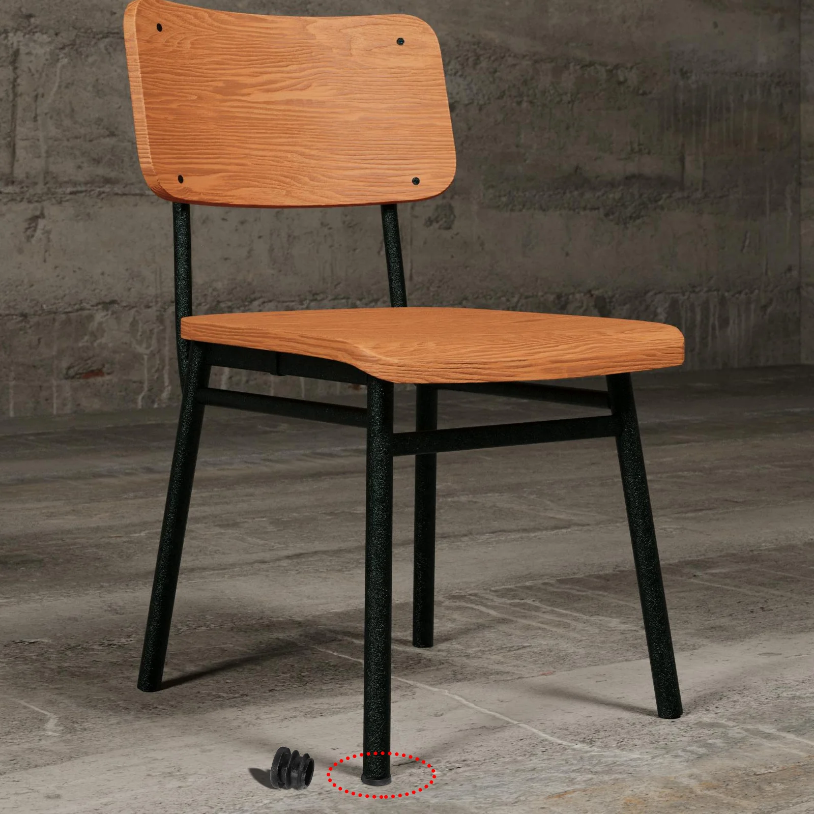 

50pcs Chair Leg Plug End Caps 20Mm Black Round Plastic Furniture Leg Protectors Noise Reducing Floor Safe For Table Stool Tube