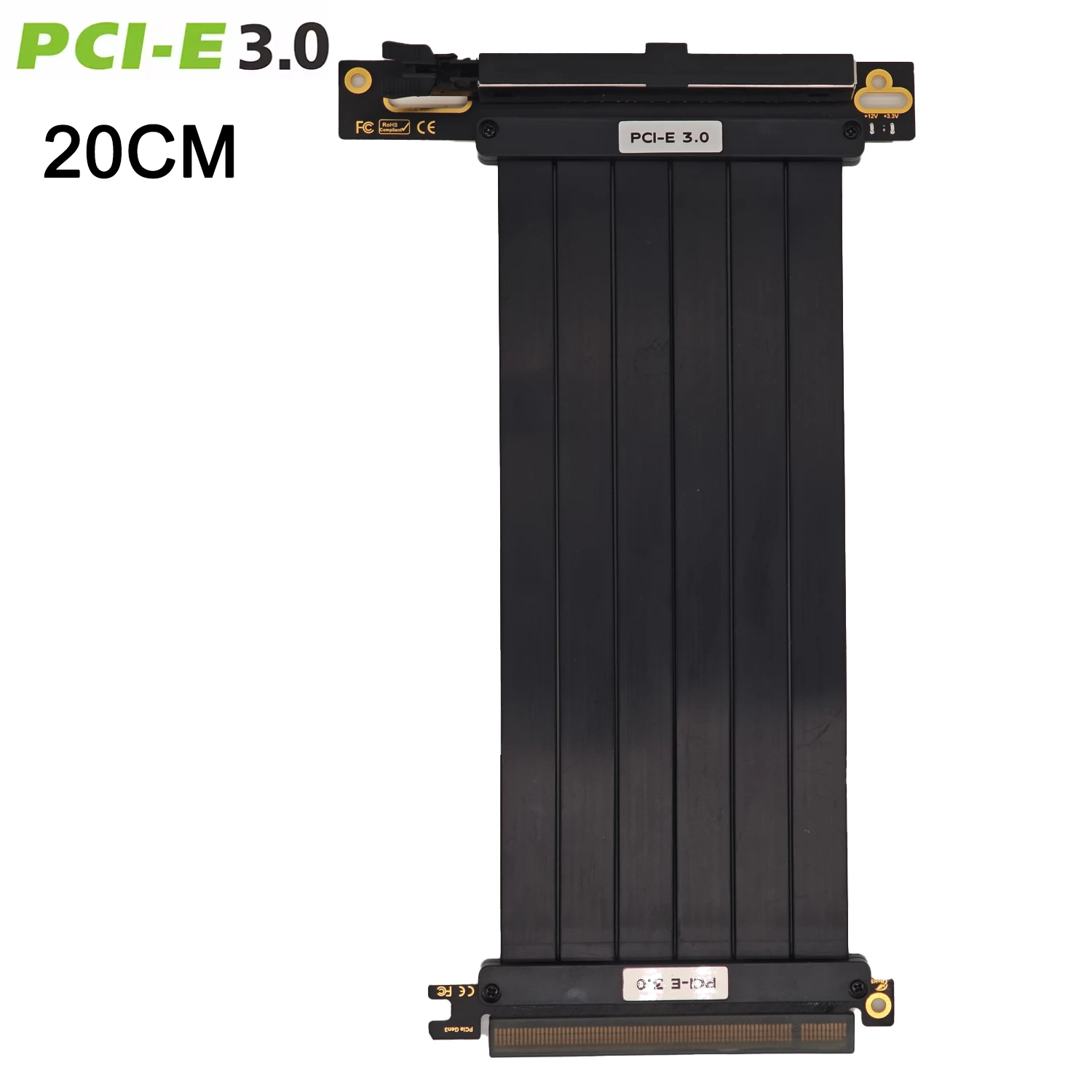 PCI Express 3.0/4.0 x16 tot x16 Gen 4 GPU Dubbele Reverse Grafische Kaart Verlengkabel Riser Card Voor ITX vergulde Connector