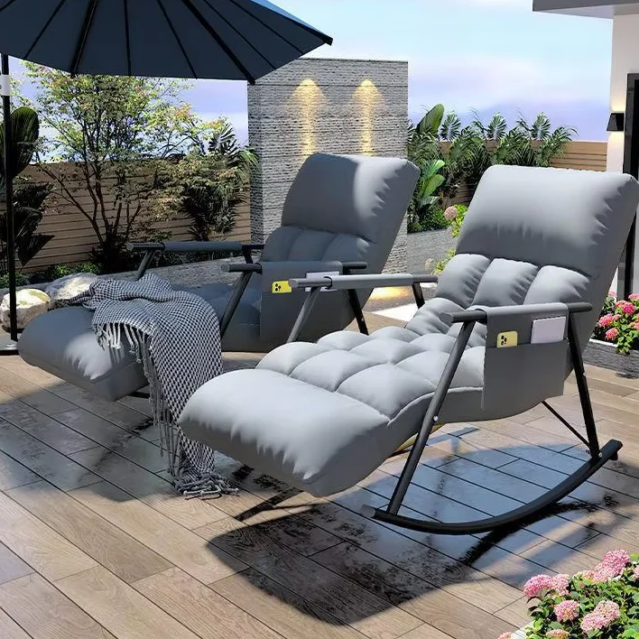 كرسي استرخاء محمول عالي الجودة للاستلقاء، مقعد متين ومريح لوقت الفراغ للاستخدام الداخلي والخارجي للمستشفيات #5