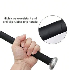 Self-defense baseball and softball bat, light t-bulll bat, home defense, aluminum alloy, high gloss, 20in, 1pc 6 Main Sales Baseball Taco - №5