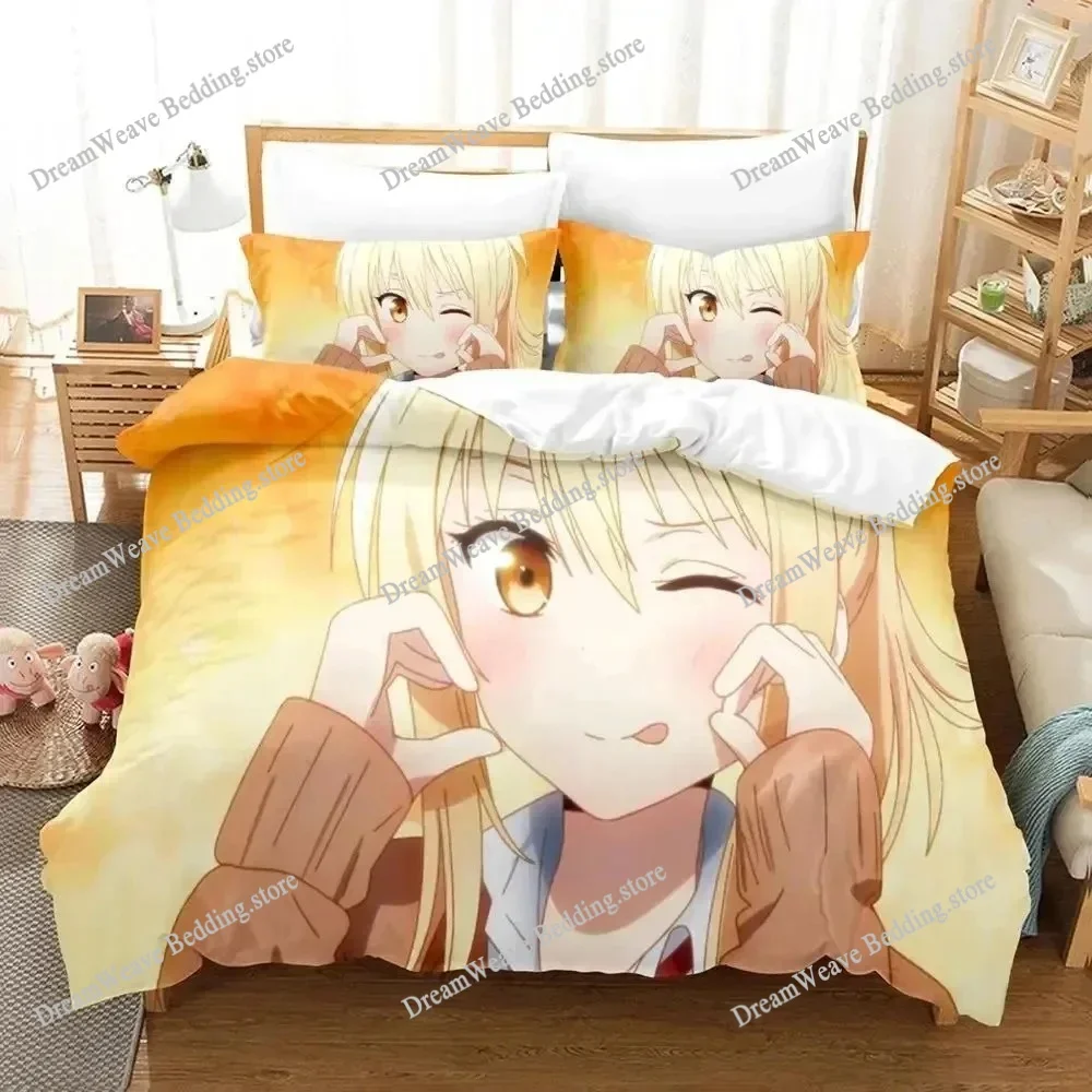 

Anime Nijiyon Animation Bedding Set Boys Girls Twin Queen Size Duvet Cover Pillowcase Bed Boys Adult Fashion Home Textileextile