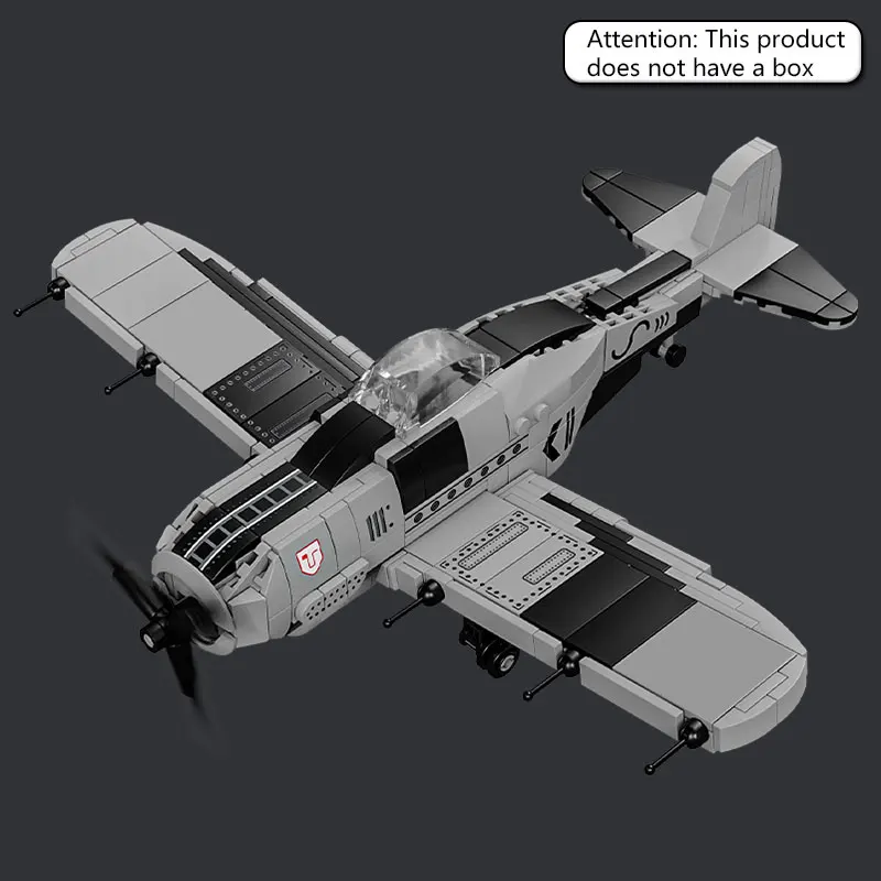503 peças blocos de construção de lutador FW-190, ornamentos clássicos de brinquedo de avião alemão da segunda guerra mundial, montagem de quebra-cabeça para meninos, presentes para crianças