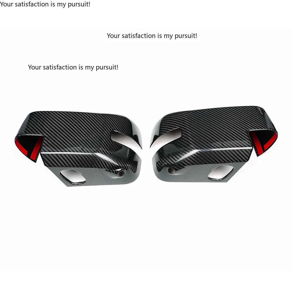 For Ford Bronco Real Carbon Fiber Rearview Mirror Cover Car Interior Decorative Stickers