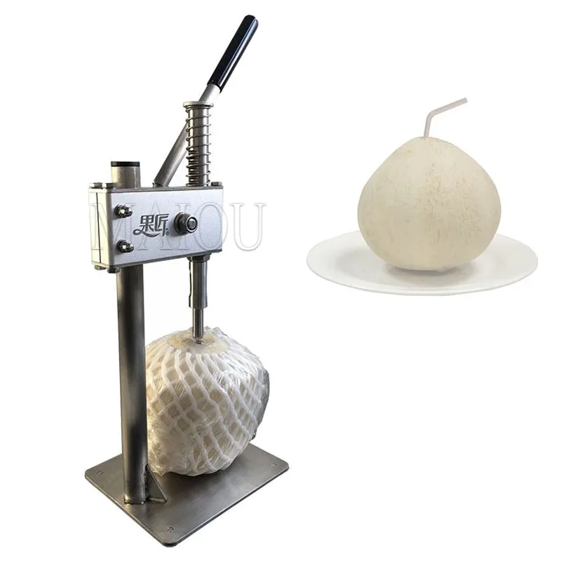 Tender Coconut Driller And Opener Coconut Puncher Young Coconut Peeling Machine