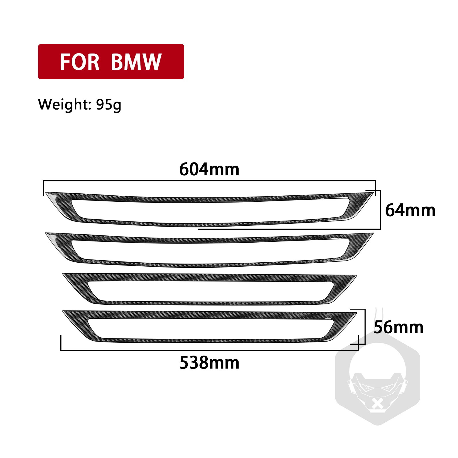For BMW 5 Series G30 2016-2022 Real Carbon Fiber Sticker Welcome Pedal Threshold Strip Car Accessories Interior decorative