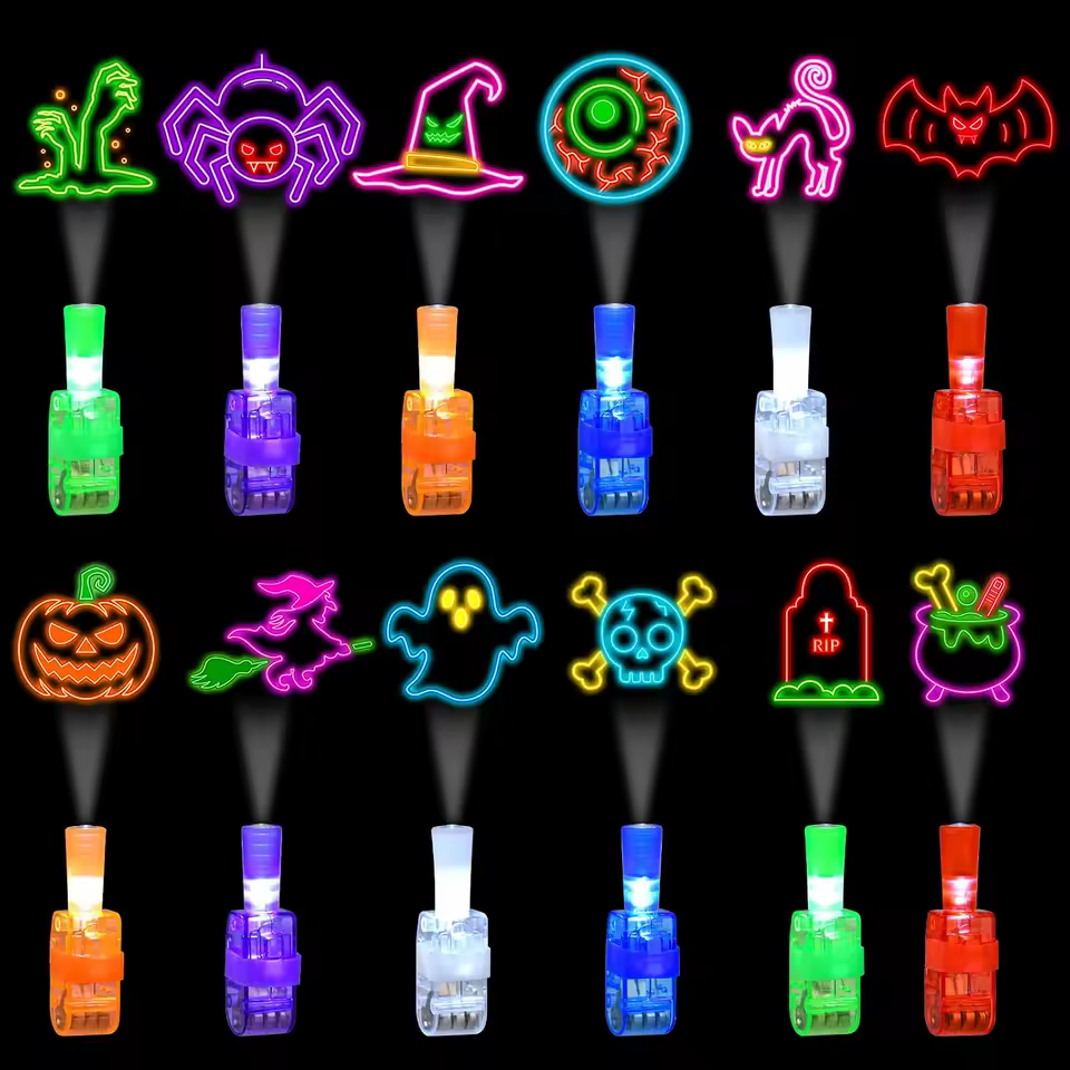 Linternas infantiles LED con proyección de sombras