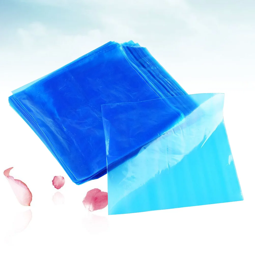 200pcs Disposable Cover Bag Storage Pouches Accessories for Machine (Blue) Machine Bag Clip Bag Clip Cover