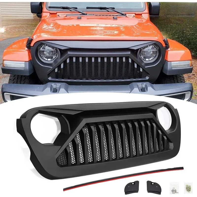 

2018 2019 2020 2021 4x4 Offroad Accessories Front Bumper Grill for WRANGLER JL JT