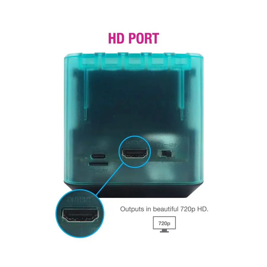 Console da gioco RetroN Sq HD per Game Boy Color Game Boy Advance Hyper Beach Game Boy Advance