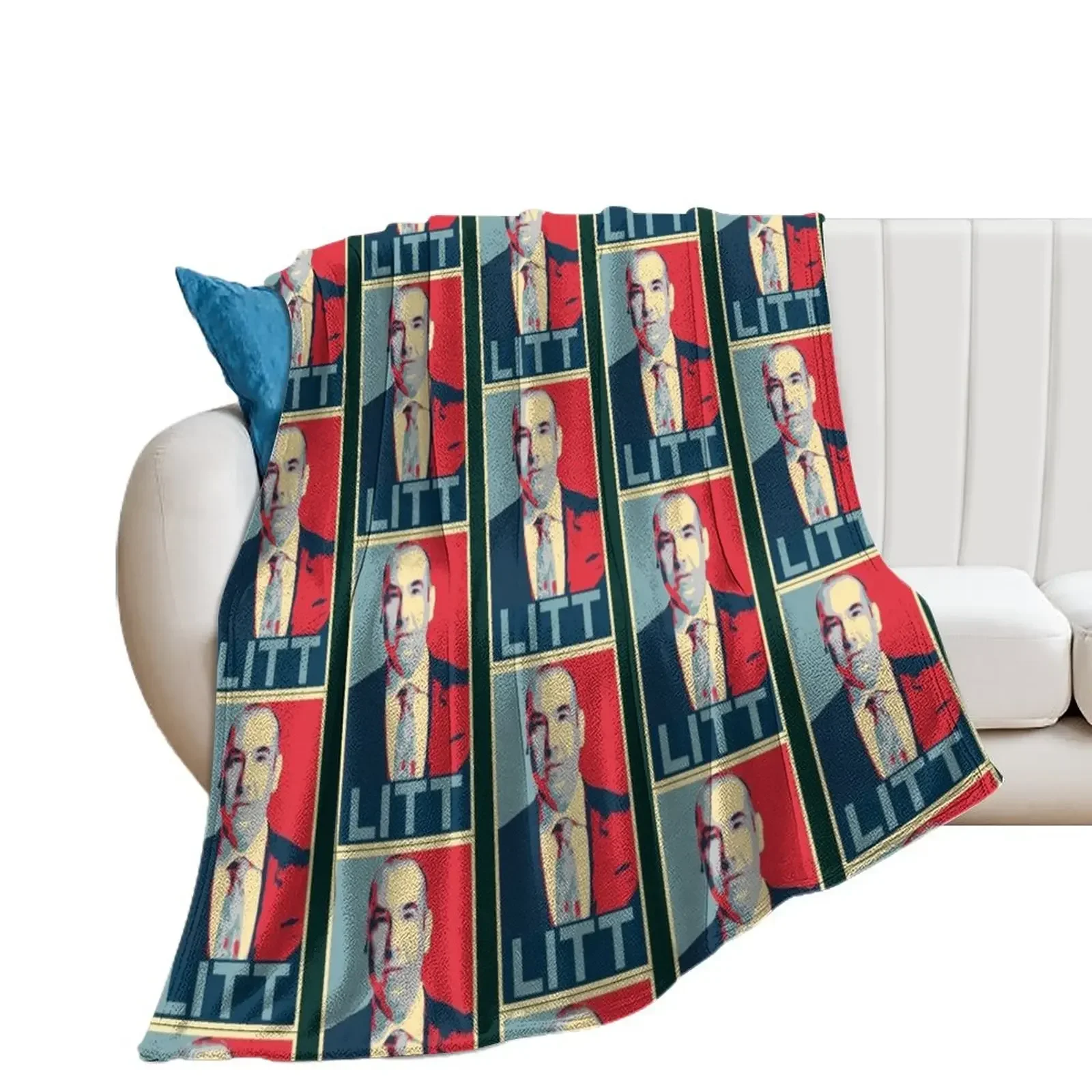 Louis Litt vintage art Throw Blanket for sofa Luxury Throw Large Thin Blankets