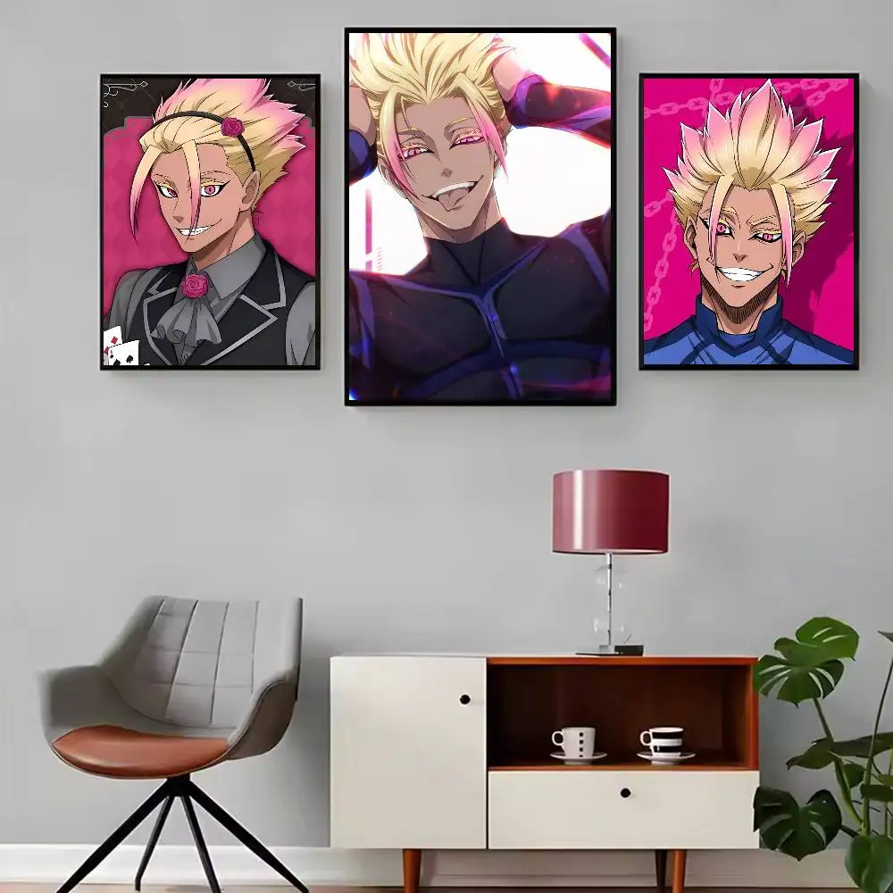 Anime S-Shidou Ryusei B-BLUE LOCK Poster HD Quality Wall Art Retro Posters For Home Room Wall Decor Self Adhesive