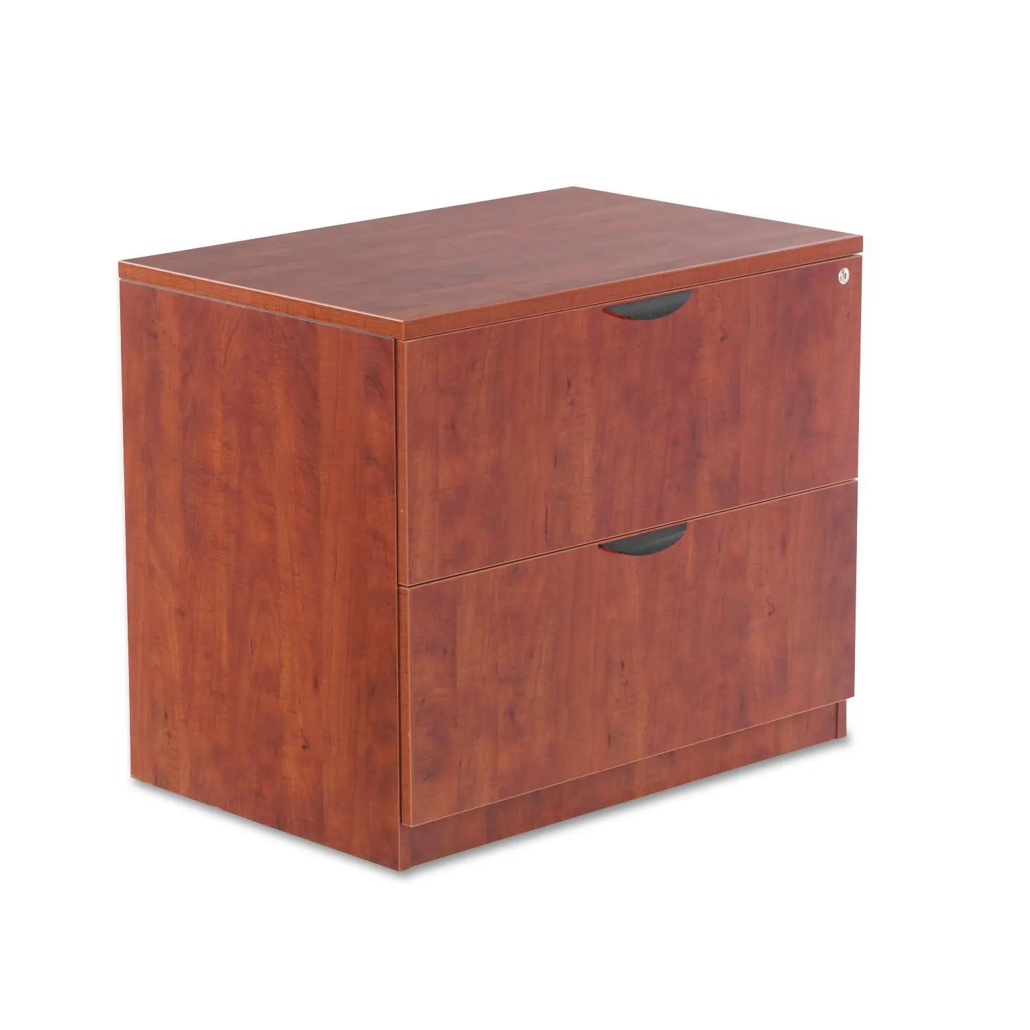 2-Drawer Lateral File Cabinet Legal & Letter Size Medium Cherry 34