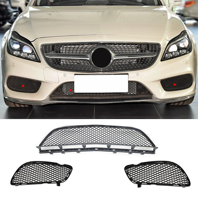 

A2188850024 A2188851923 2188852023 Front Lower Grill Bumper Radiator Grille Fog Lamp For Mercedes Benz CLS W218 C218 X218