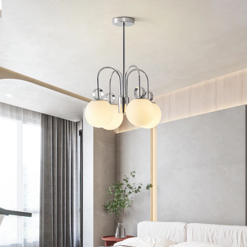 Lámpara de araña de frijol mágico para sala de estar, candelabro moderno y Simple para comedor, luz nórdica creativa para dormitorio, estudio, Bauhaus