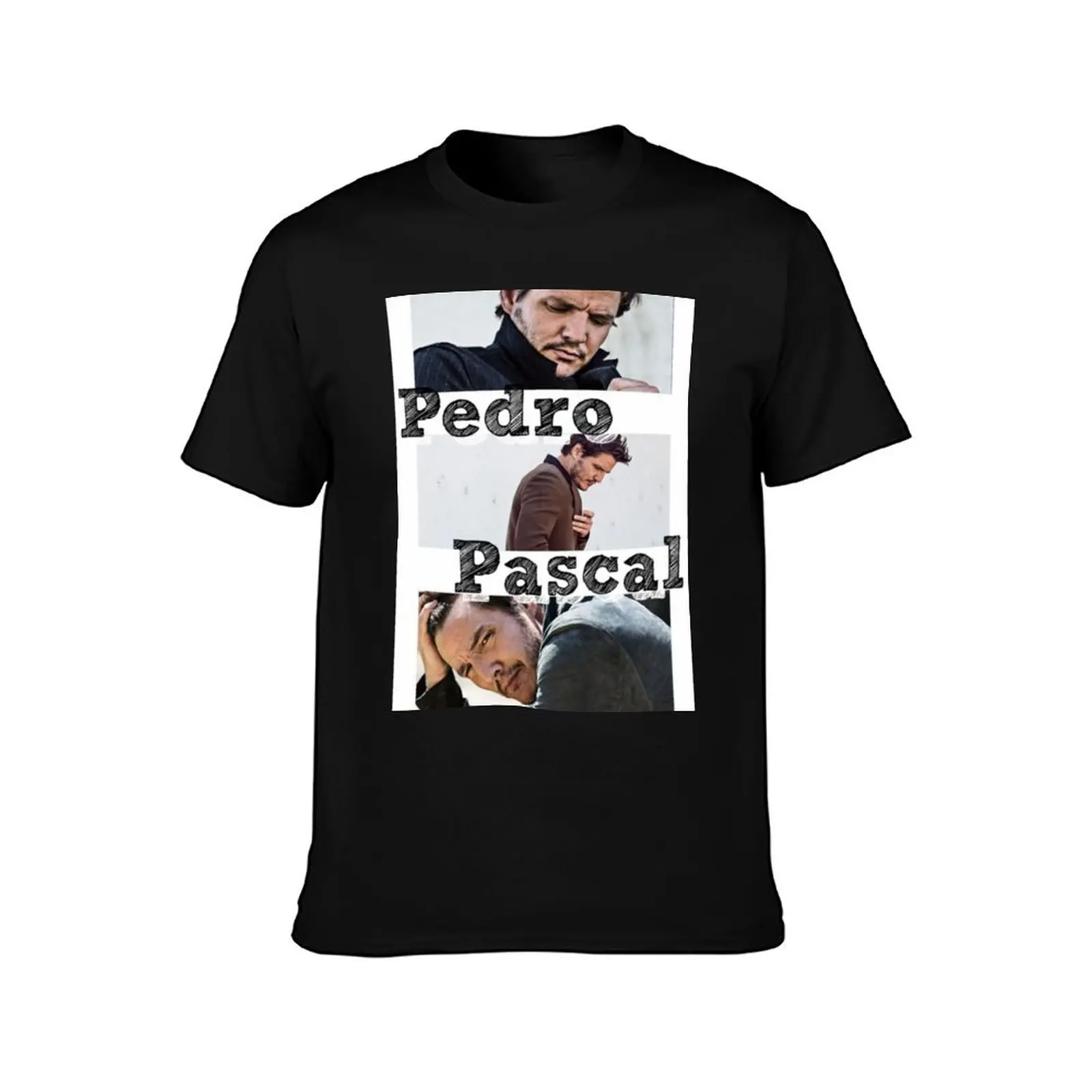 Pedro Pascal T-Shirt All Match Print Short Sleeve Top T-Shirt