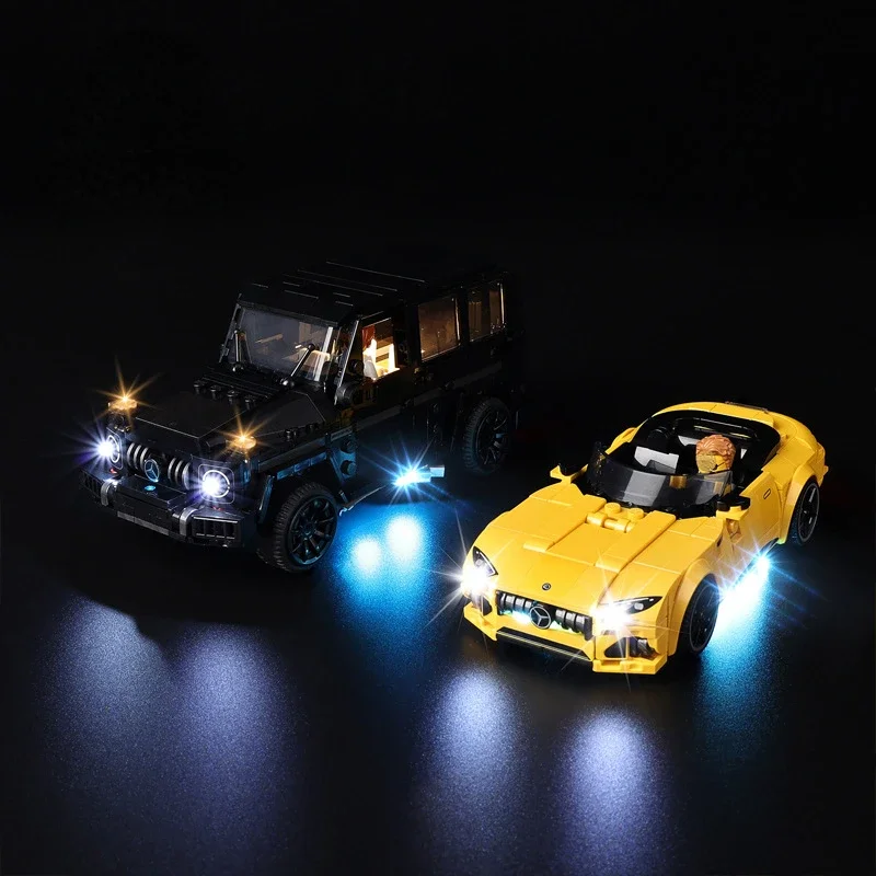 

Лампа без строительных блоков, освещение для Mercedes-AMG G 63 SL 63 76924, игрушки «сделай сам», подарочный набор освещения