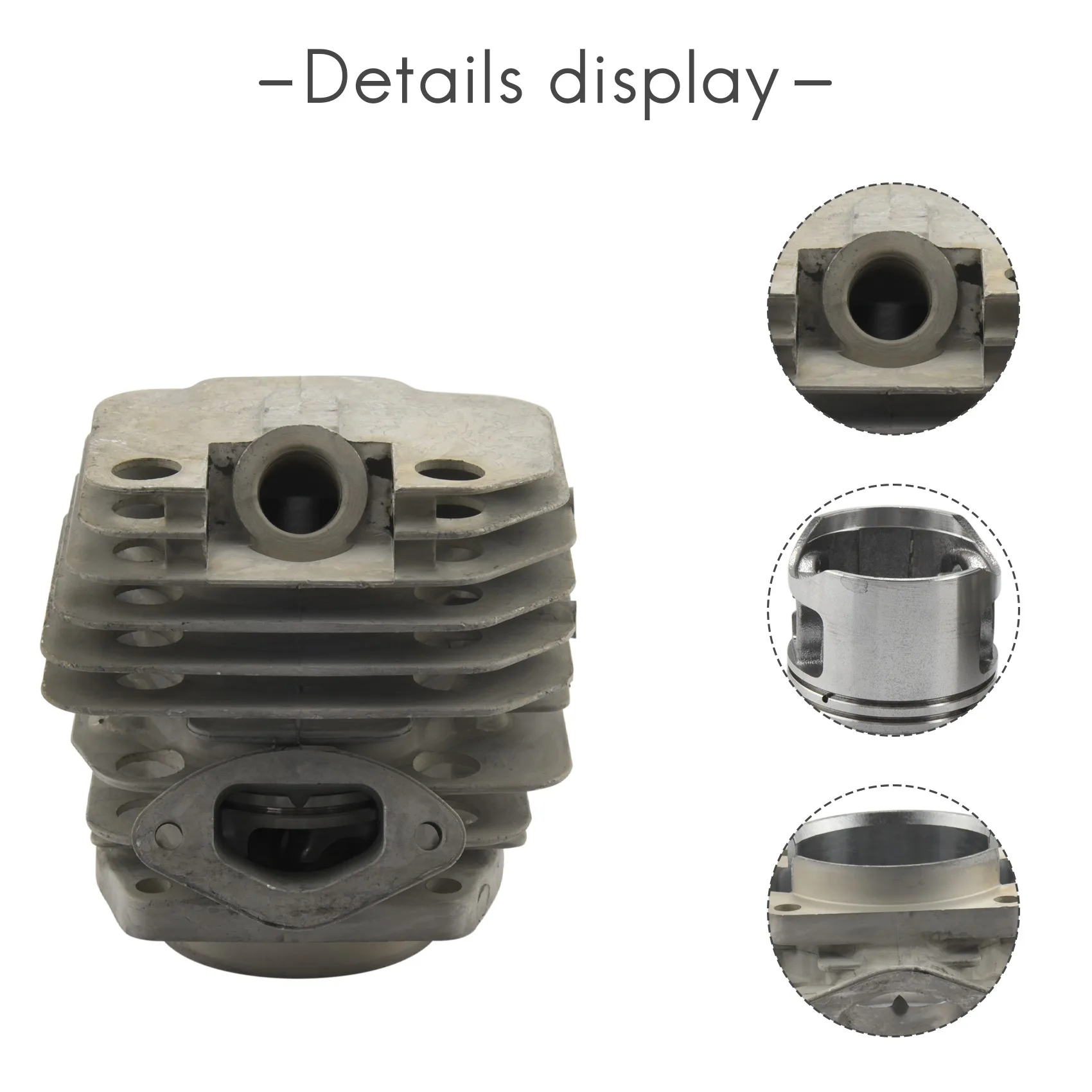 

1 комплект, цилиндр и поршень для бензопилы диаметром 45 мм, подходит для 52 52CC, запасные части для бензопилы/масляные запасные части для бензопилы, новые