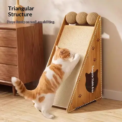 Durable Non Shedding Scratch Board Cat Bed Sofa Protector Anti Scratch Mat Cat Tower Cat Tree House Standing Sisal Cat Scratcher
