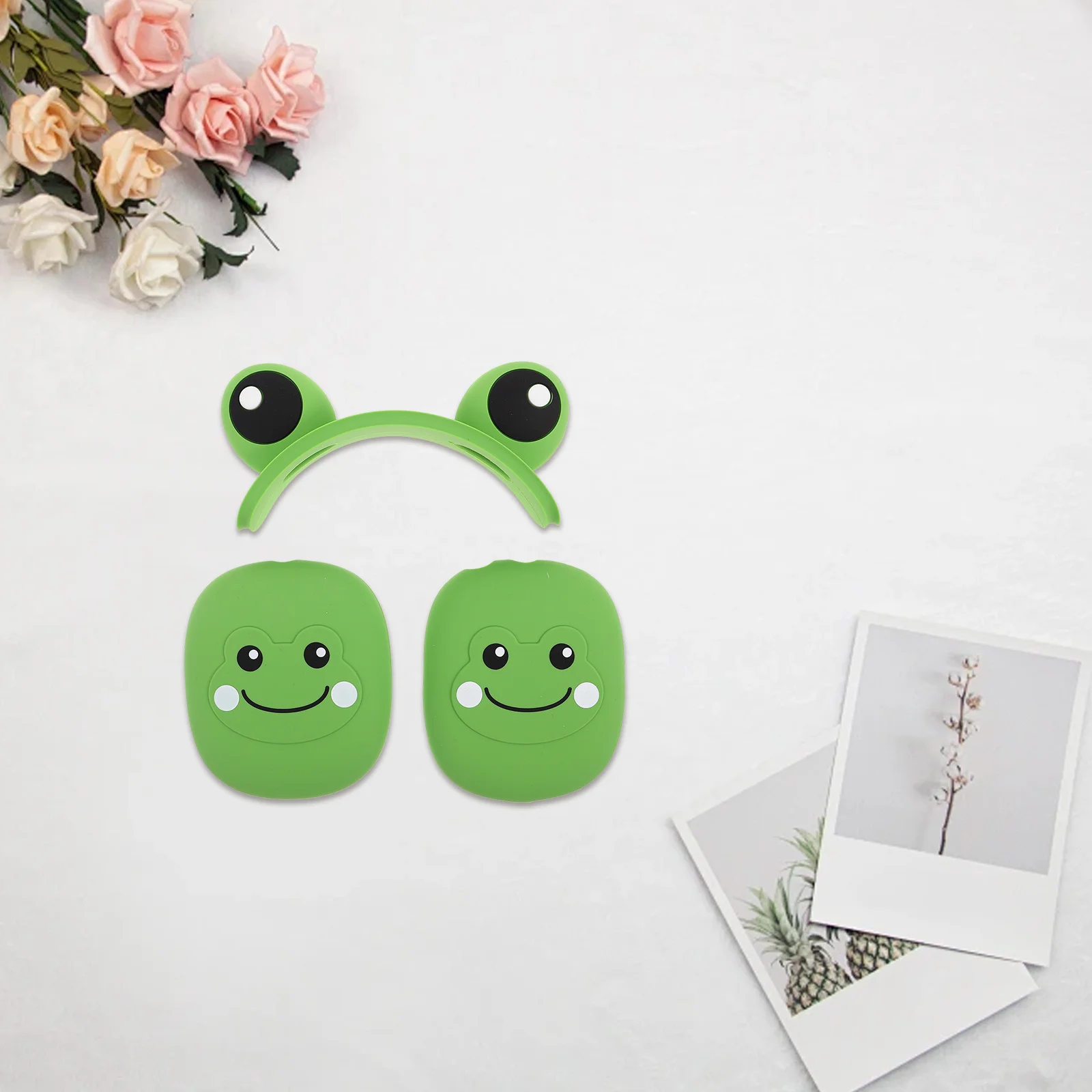 

1Set Headphone Protective Cover Soft Liquid Silicone Antiscratch Lightweight Fit with Precise Cutouts for Ear Cups