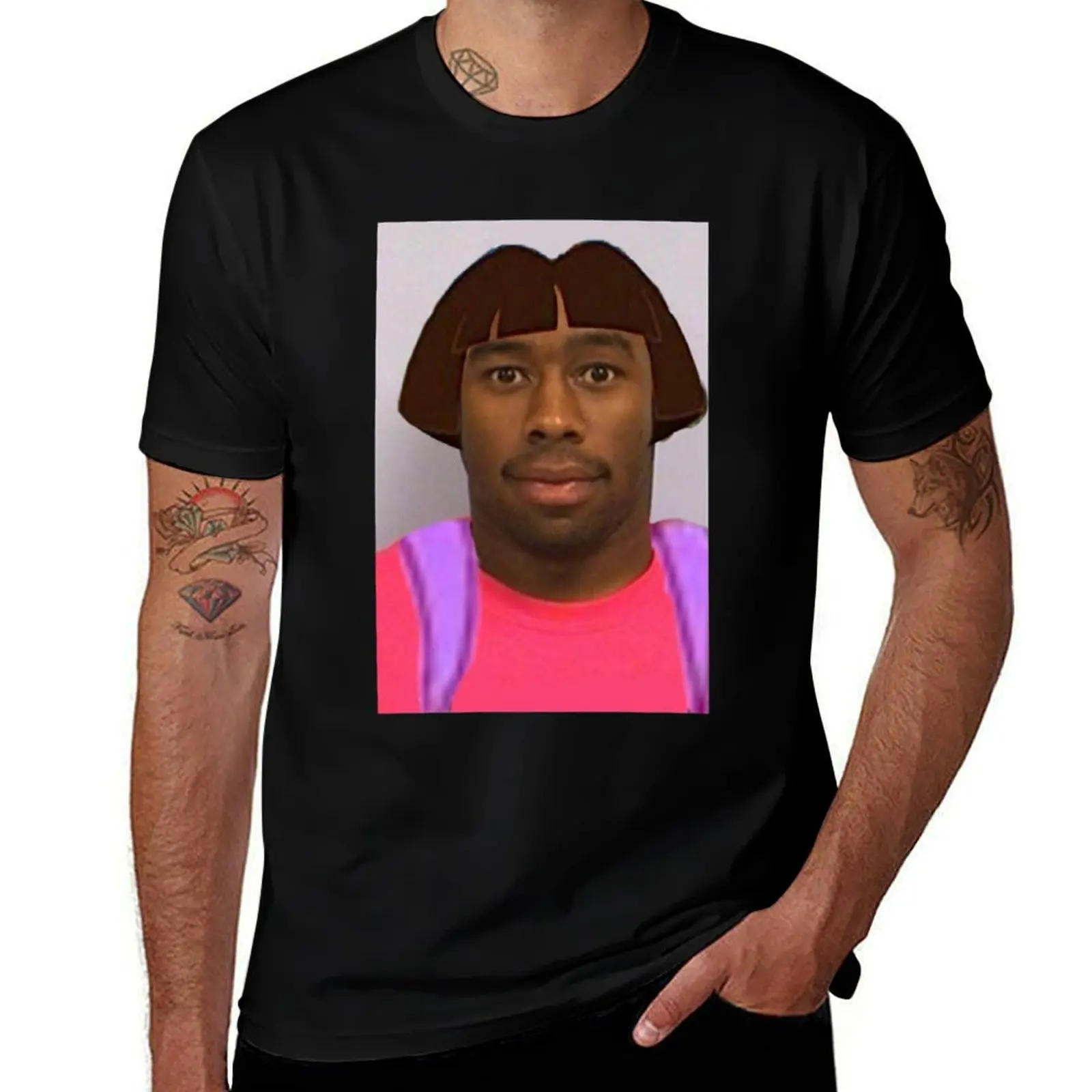 

DORA the Tyler.The Creato Tyler T-Shirt Minimalist Plain Crew Neck T-Shirt