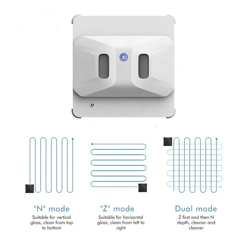 Electric Intelligence Automatic Window Cleaner Low Noise Glass Windows Robot Cleaner