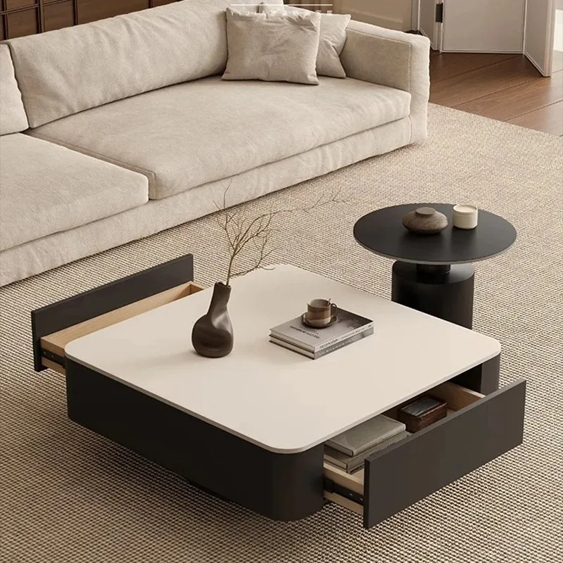 Elegant Marble Saving Side Table Luxury Simple Coffee Tables Creative Premium Mobili Arredamento Casa Living Room Furniture