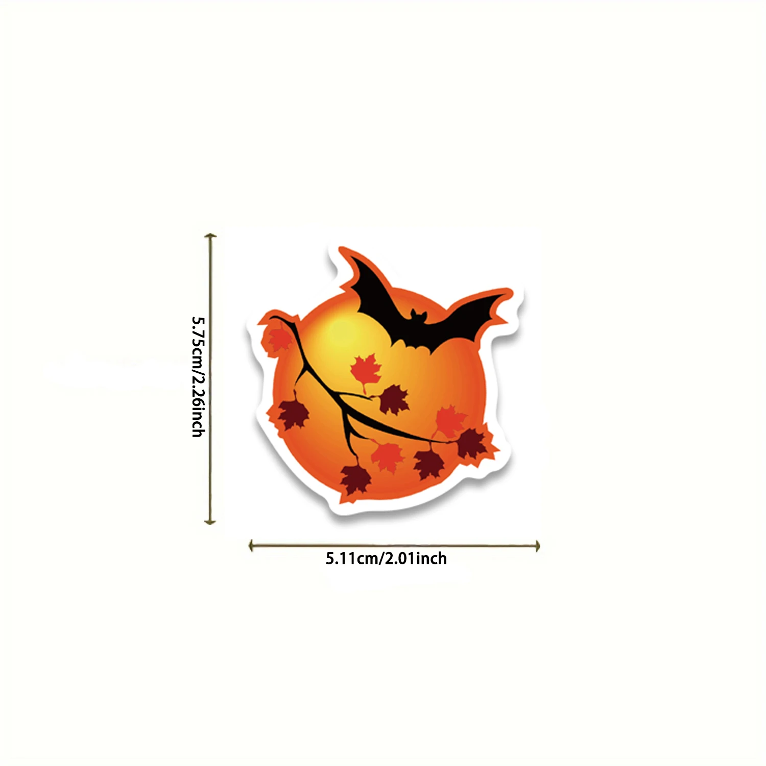 ハロウィン パンプキン かわいい ゴースト バット スパイダー ステッカー 面白い & クリエイティブ グラフィティ デカール スクラップブッキング、ジャーナル、文房具用 50枚