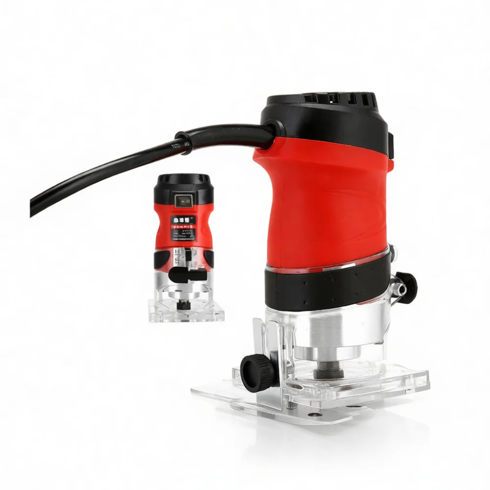 Electric Woodworking Router Trimmer Palm Milling Machine Industrial Grade Power Tool For Edging Slotting Tasks