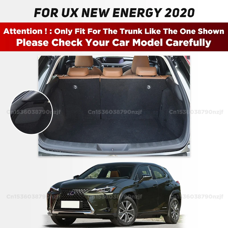 For LEXUS UX New Energy 2020 3D Car Trunk Mat Cargo Liner Carpet Interior Accessories Cover