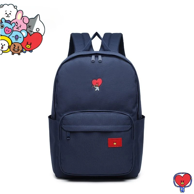 

BT21 anime cartoon cute student school bag creative kawaii unisex laptop storage sports travel backpack support gift