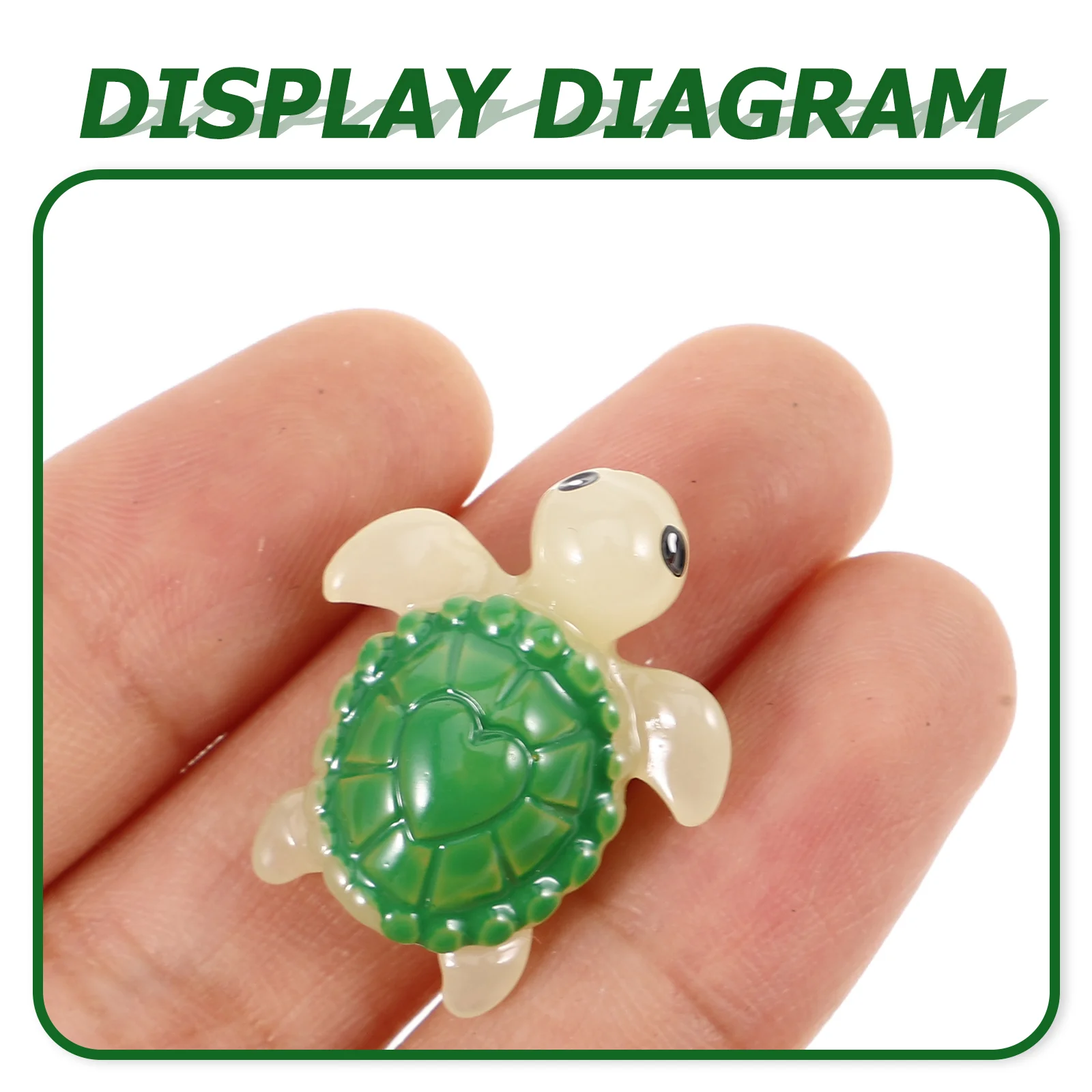 24 Pcs Mini Turtle Model Toys Resin Figures Synthetic Tortoise Animals Desktop Miniature Figurine Decorative Turtles