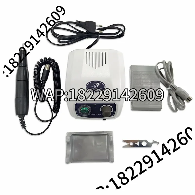 RHJC RENHE 119 Jewelry Optional Polishing Micromotor 35000RPM Professional Handpiece Manicure Control Pedal Nail Drill