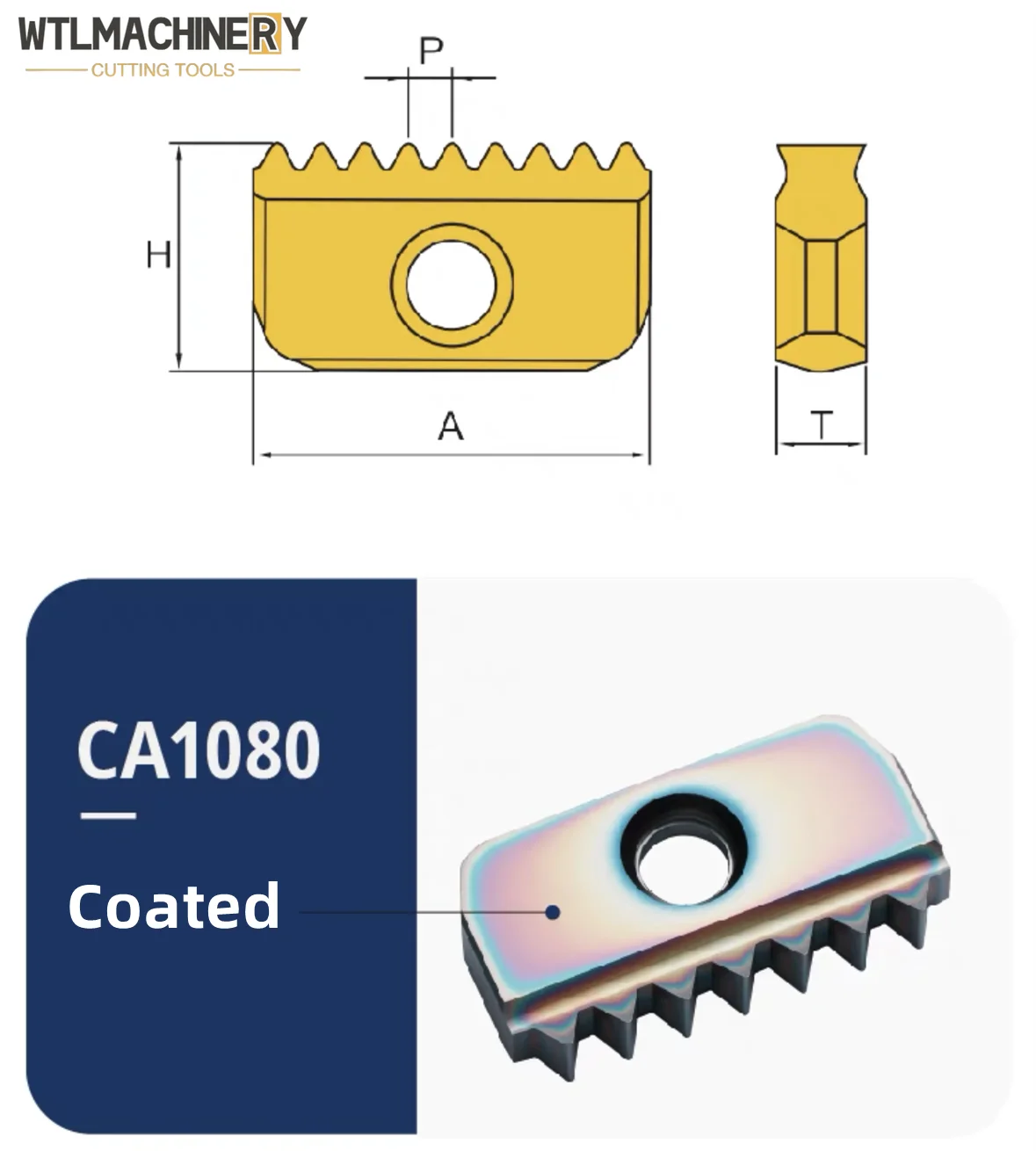 14I Series ISO Metric System 60° Threads Carbide Milling Blades thread insert Thread Comb Milling Cutter CNC Machine Center