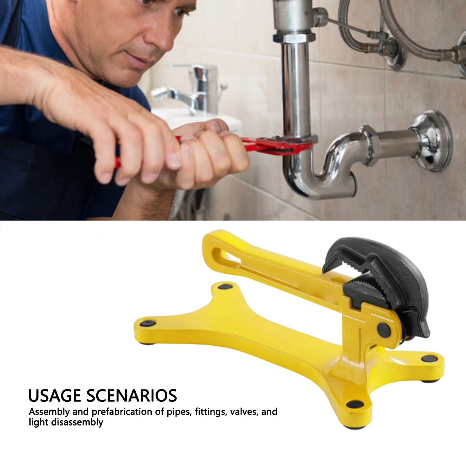 Portable Pipe Vise 1/8