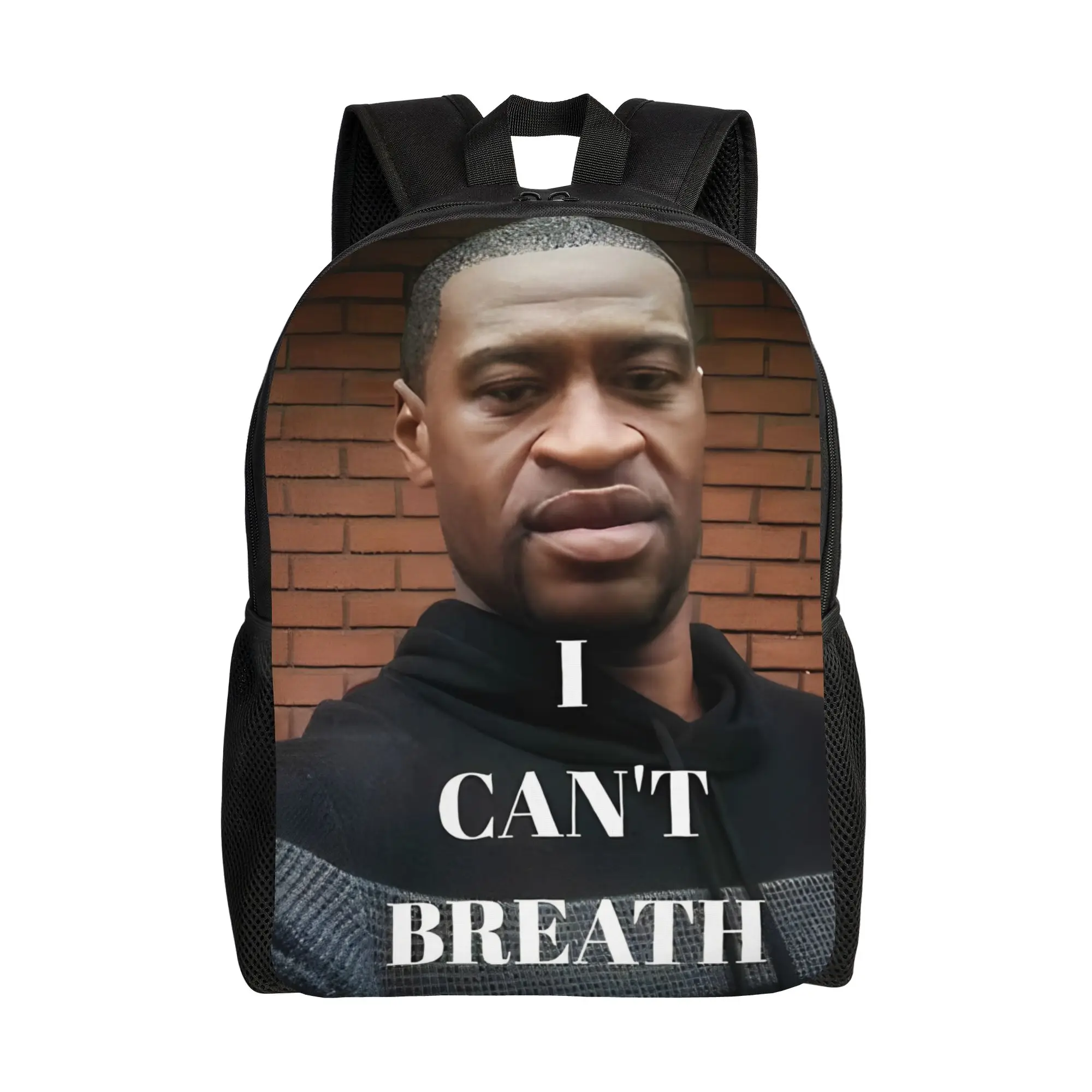 

Рюкзак Crazy I Can't Breathe Rip Georging-Floyding, мужские дорожные рюкзаки, дышащие, элегантные, школьные сумки, рюкзаки для старшеклассников