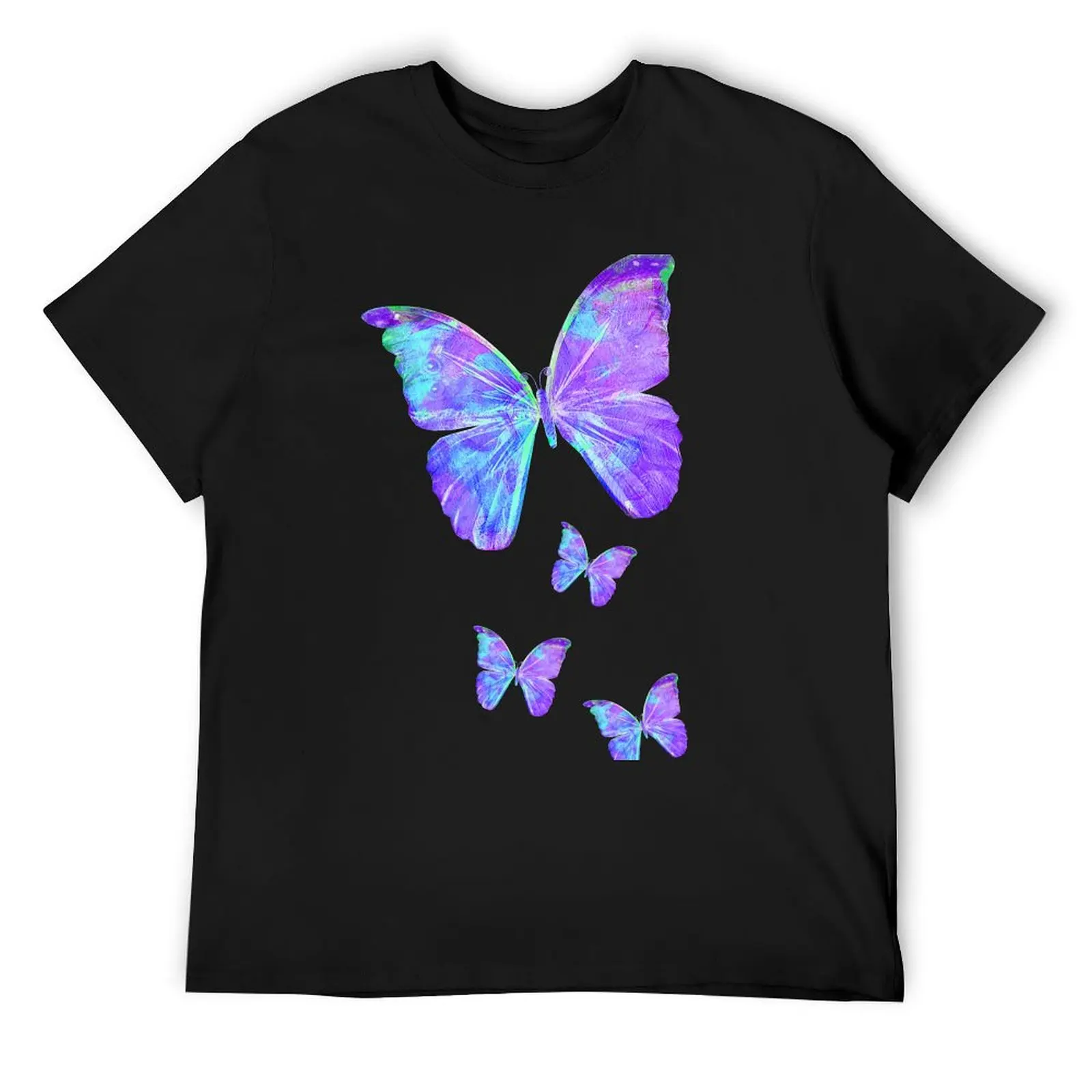 

Purple Butterflies by Jan Marvin T-Shirt shirts graphic tees customs for a boy aesthetic clothes mens white t shirts