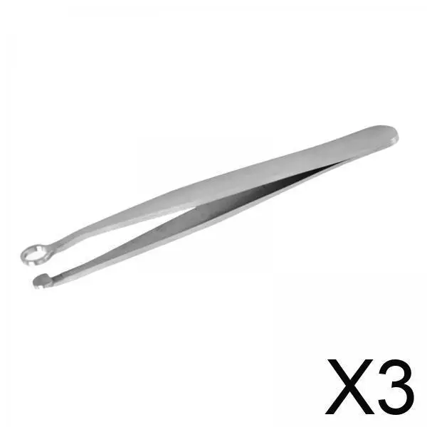 Safe Nose Hair Removal Tweezers Stainless Steel Facial Shaving Trimmer for Eyebrow Makeup Tools Men Women