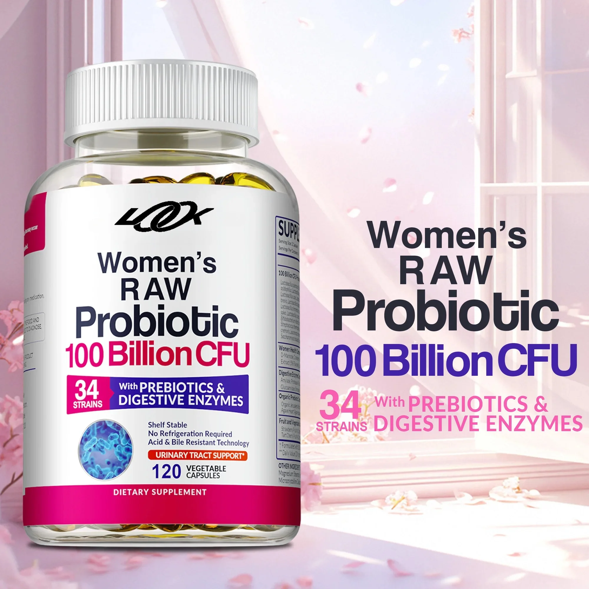 

Женские пробиотические капсулы - улучшают усвоение, уменьшают вздутие живота, способствуют пищеварению, поддерживают здоровье кишечника и иммунитет, придают энергию.