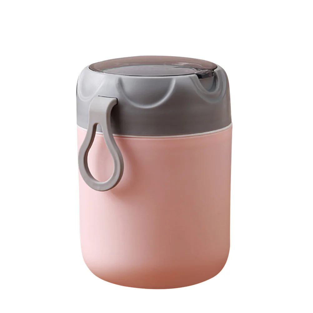 

Insulated Soup Cup Portable Thermal Mug Lid Microwave Safe Food Container H held Milk Porridge Holder Travel Storage