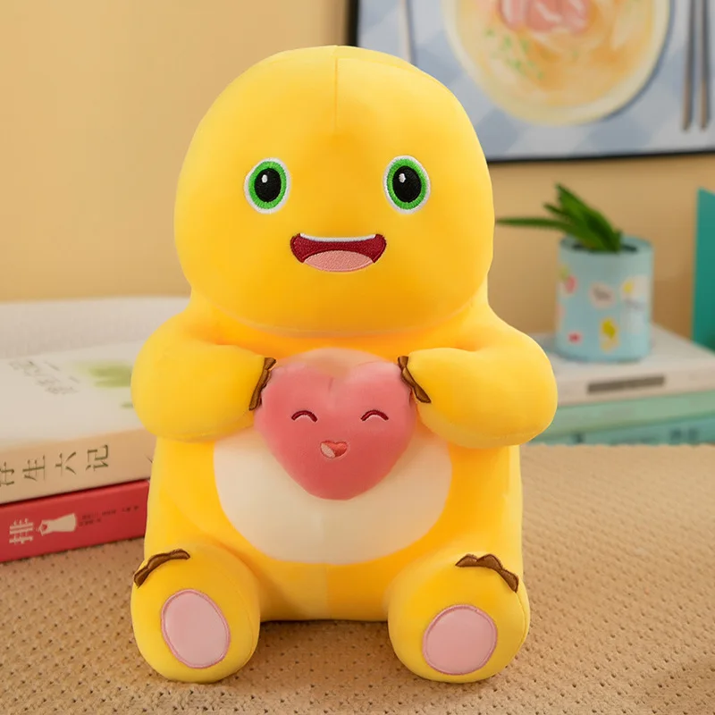 Hot Kawaii Plush Doll Love Yellow Embracing Flower Milk Dragon Dinosaur Doll Cute Plush Stuffed Pillow Soft Doll Birthday Gift