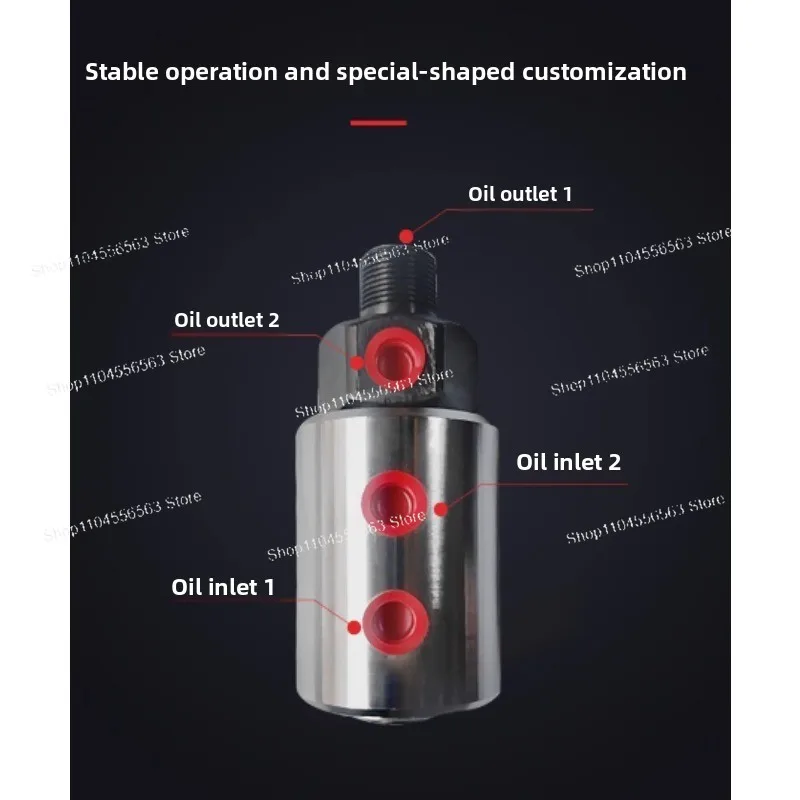 High-Pressure Hydraulic Rotary Joint – Threaded Connector for Slitting/Rewinding Machine (1/2