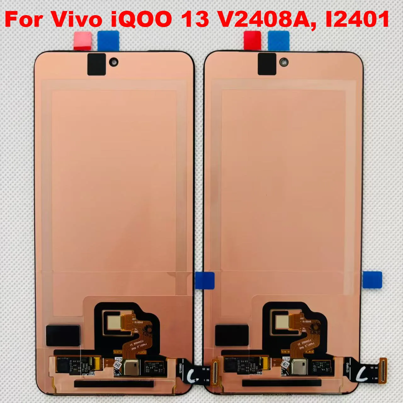 Originele Amoled 6.82 ''Voor Vivo iQOO 13 Lcd Touch Screen Digitizer Vergadering V2408A, I2401 Vervangende Onderdelen