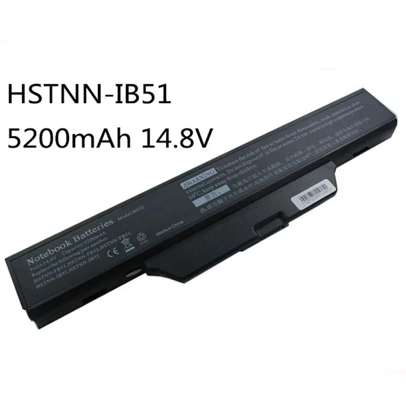 HSTNN-IB51 HSTNN-IB52 8cell 5200mAh 14.8V Battery For HP Compaq 6730s 6735s 6830s 6820s HSTNN-OB51 HSTNN-XB51 451086-121