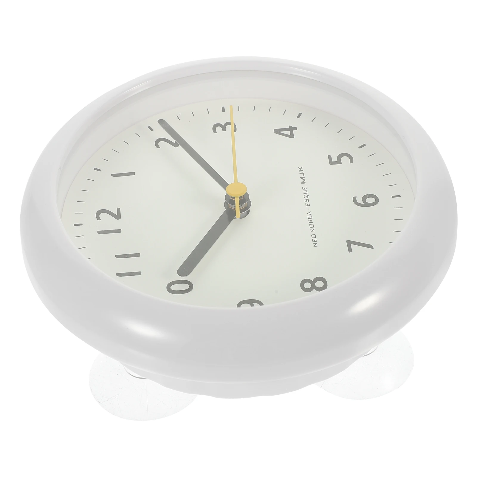

Silent Alarm Clock White Simple Desk Bedside Mute Round Creative Home Furniture Novelty Gift Time Punctual Call