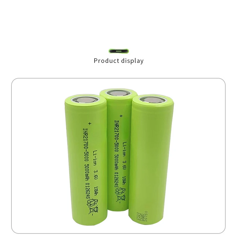 21700 3 6v 5000mah Discharge High Rate Lithium Battery Suitable For Bluetooth Speakers Intercoms Fans Battery Pack Assembly