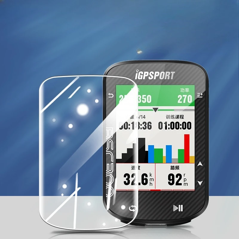 Vidrio templado transparente para iGPSPORT BSC100S BSC200 Protector de pantalla para BSC300 BSC100 cubierta de película protectora de vidrio