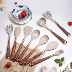 9Pcs Silicone Kitchenware Cooking Utensils Set nonstick cookware set Spatula Shovel Egg Beaters Home Kitchen Cooking Tool Set